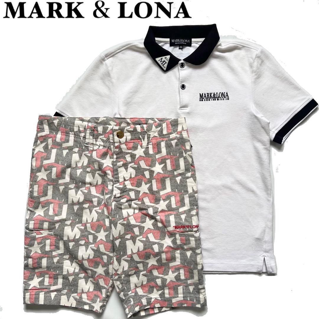 MARK＆LONA マークアンドロナ　メンズ　上下　ゴルフ　ポロシャツ　パンツ