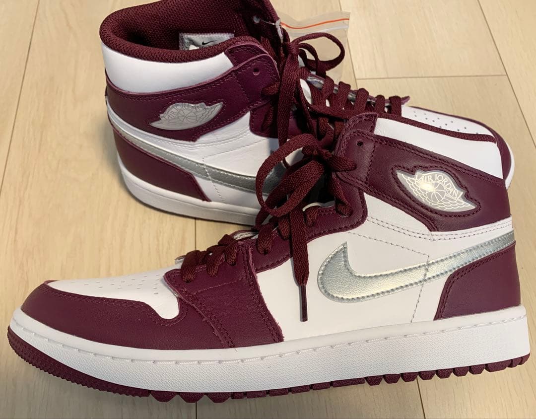 NIKE ナイキ　ゴルフ　エアジョーダン　1 ハイゴルフ　ボルドー　28.5cm