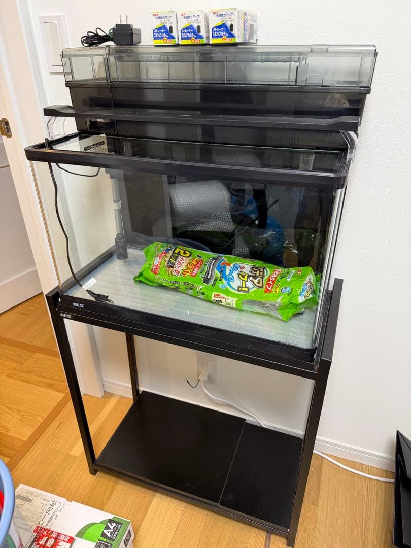 吉田厚様　送料込み】美品 GEX 60cm水槽 水槽台セット