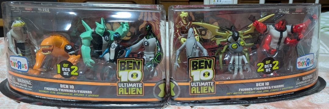 未開封　ベン10　フィギュア　米トイザらス限定　初期エイリアン　10体セット