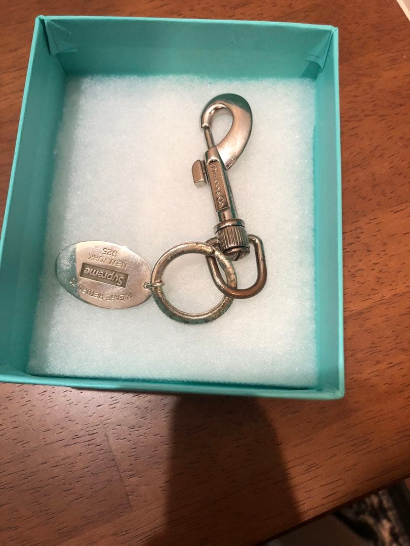 21aw supreme tiffany キーリング　oval