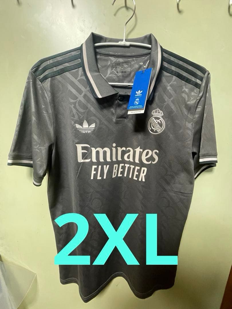 【正規品】2XL レアルマドリード　24-25 3rd　レプリカユニフォーム