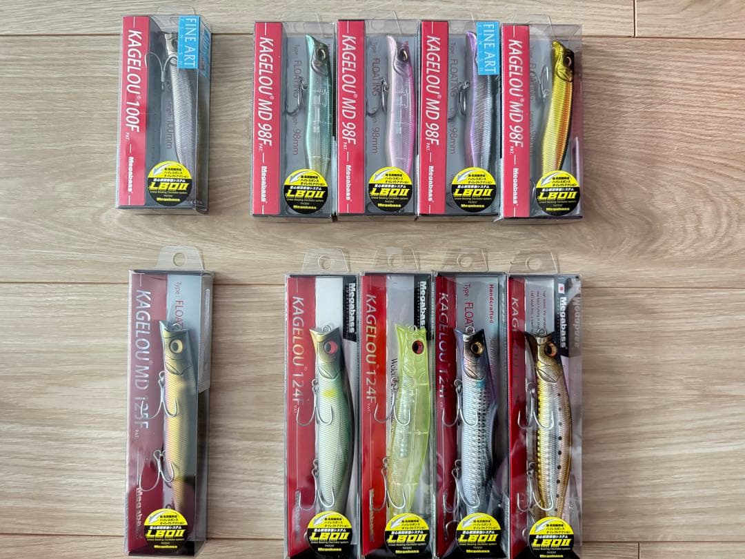 新品未使用　メガバスカゲロウ　4サイズ