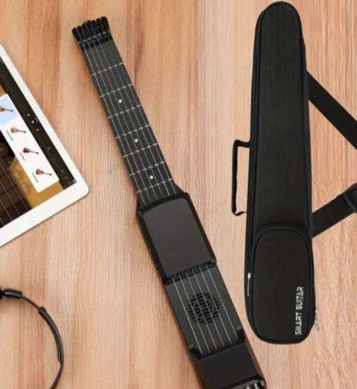 新品 サイレントギター トラベル スマート エレキギター コンパクト ケース付き
