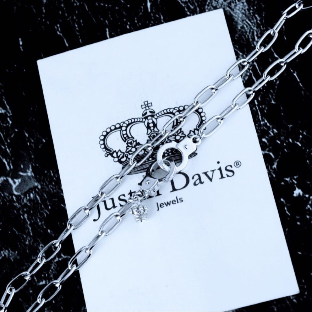 美品!ジャスティンデイビス SAJ438 LOVE CUFF アンクレット