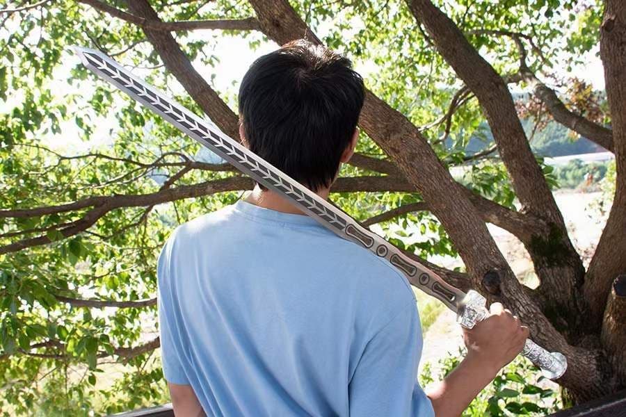 冷御寒山-漢剣 古兵器 武具　刀装具　日本刀　模造刀 居合刀