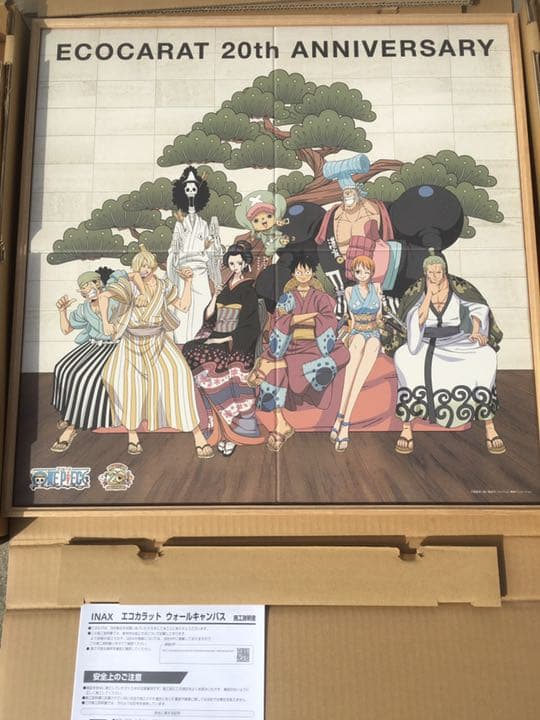 【限定品】ONEPIECE×エコカラット　ウォールキャンバス60×60㎝