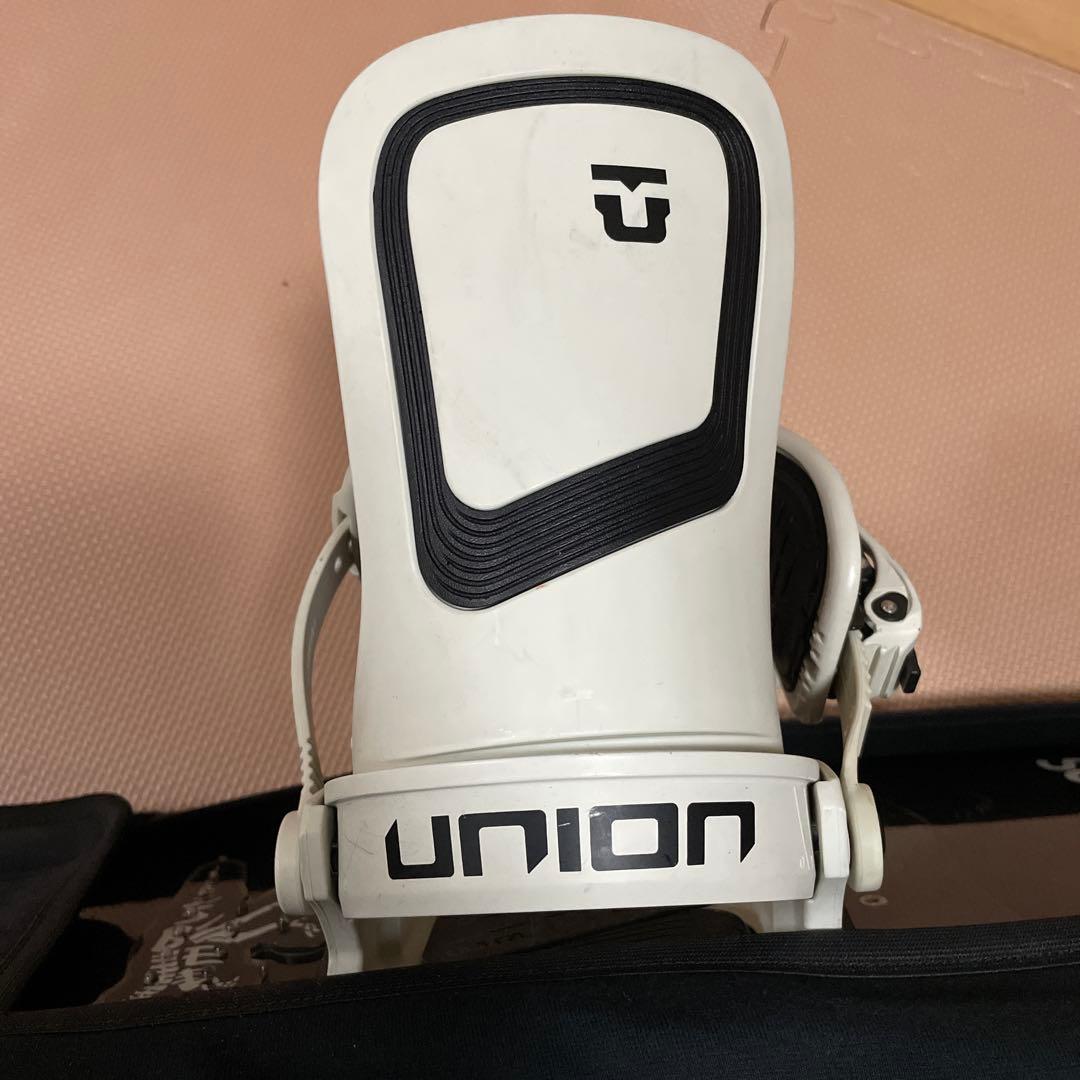 union ultra スノーボードビンディング ホワイト