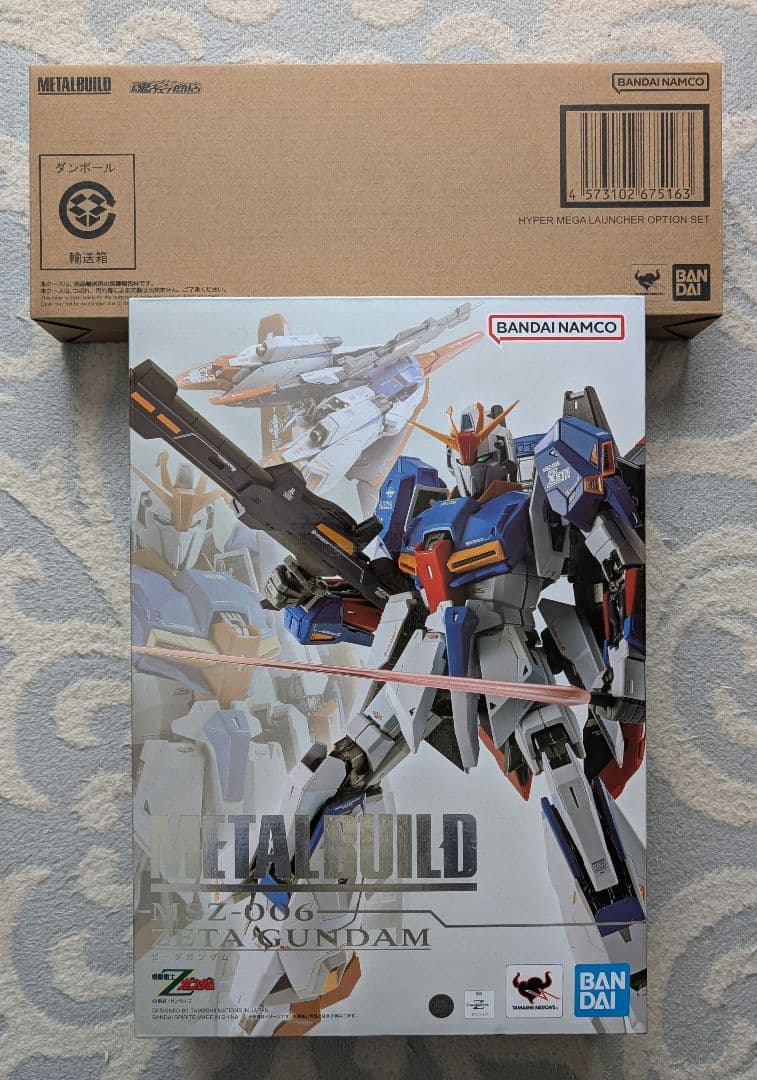 《新品未開封》L BUILD Zガンダム&ハイパーメガランチャーセット