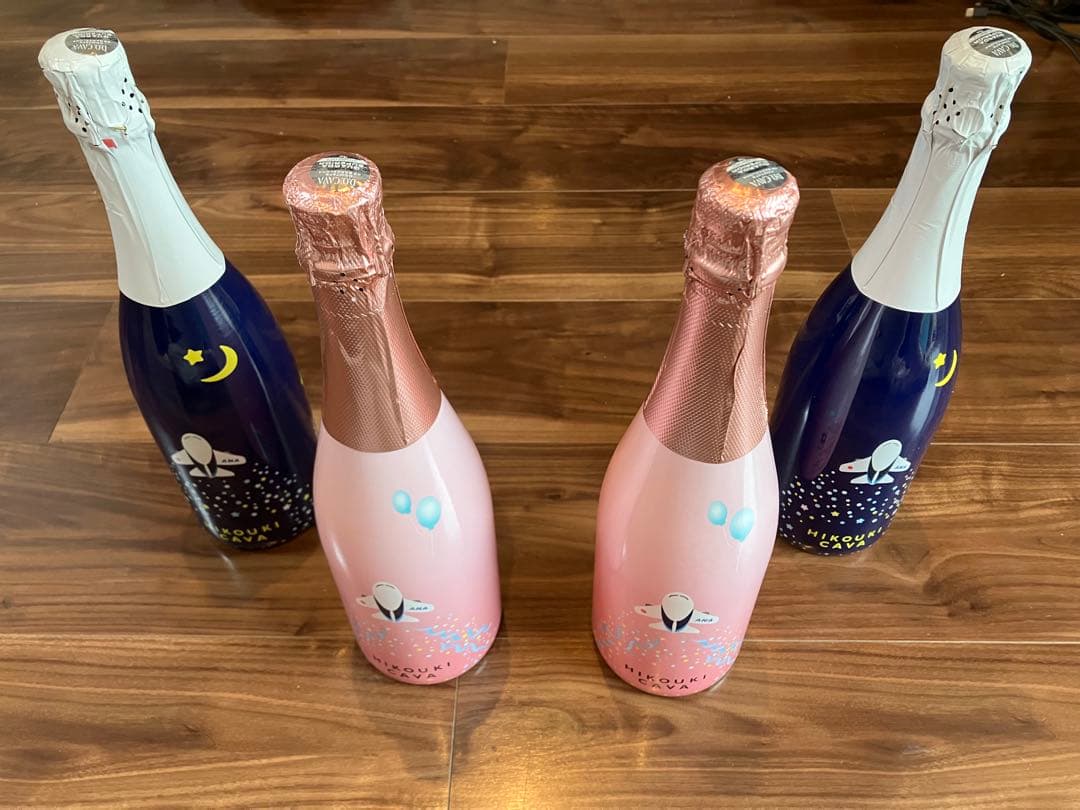 ＜ANAオリジナル＞HIKOUKI CAVA(飛行機カヴァ） 750ml 4本
