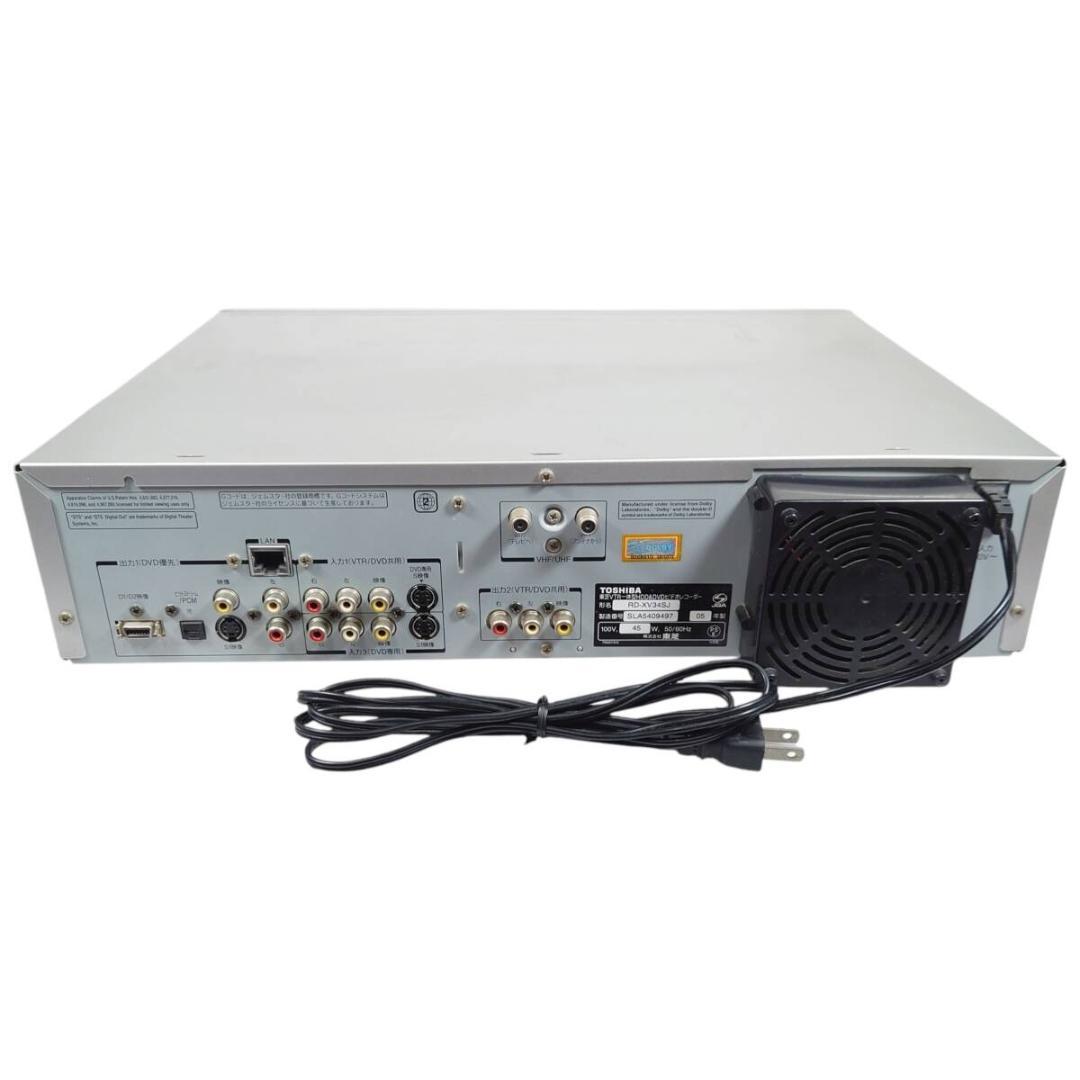 メンテ済み☆東芝 RD-XV34SJ HDD/VHS/DVDレコーダー ビデオ