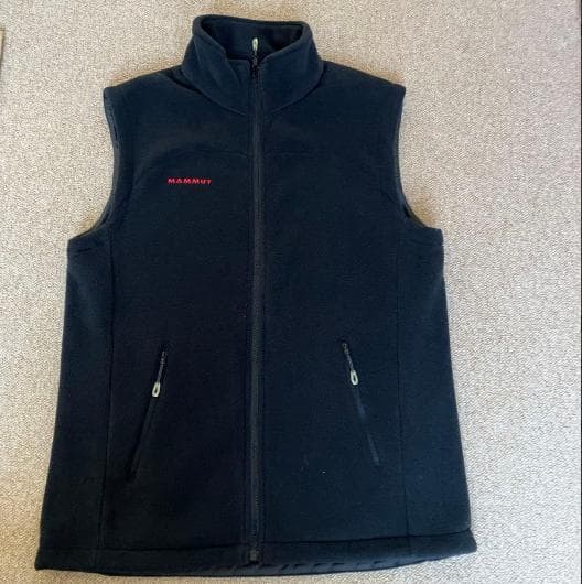 【美品】MAMMUT マムート フリース ベスト ブラック XL