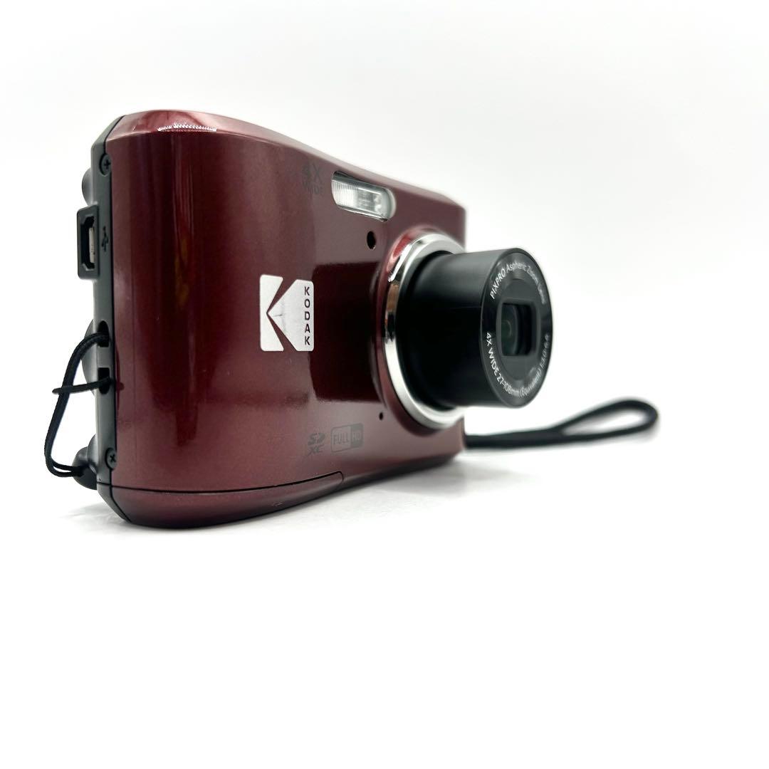デジタルカメラKODAK PIXPRO FZ45 レッドモデル 乾電池式