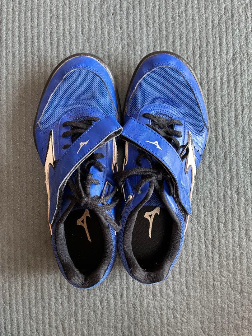 Mizuno スローイングシューズ 24.5センチ 青 フィールドジオTH