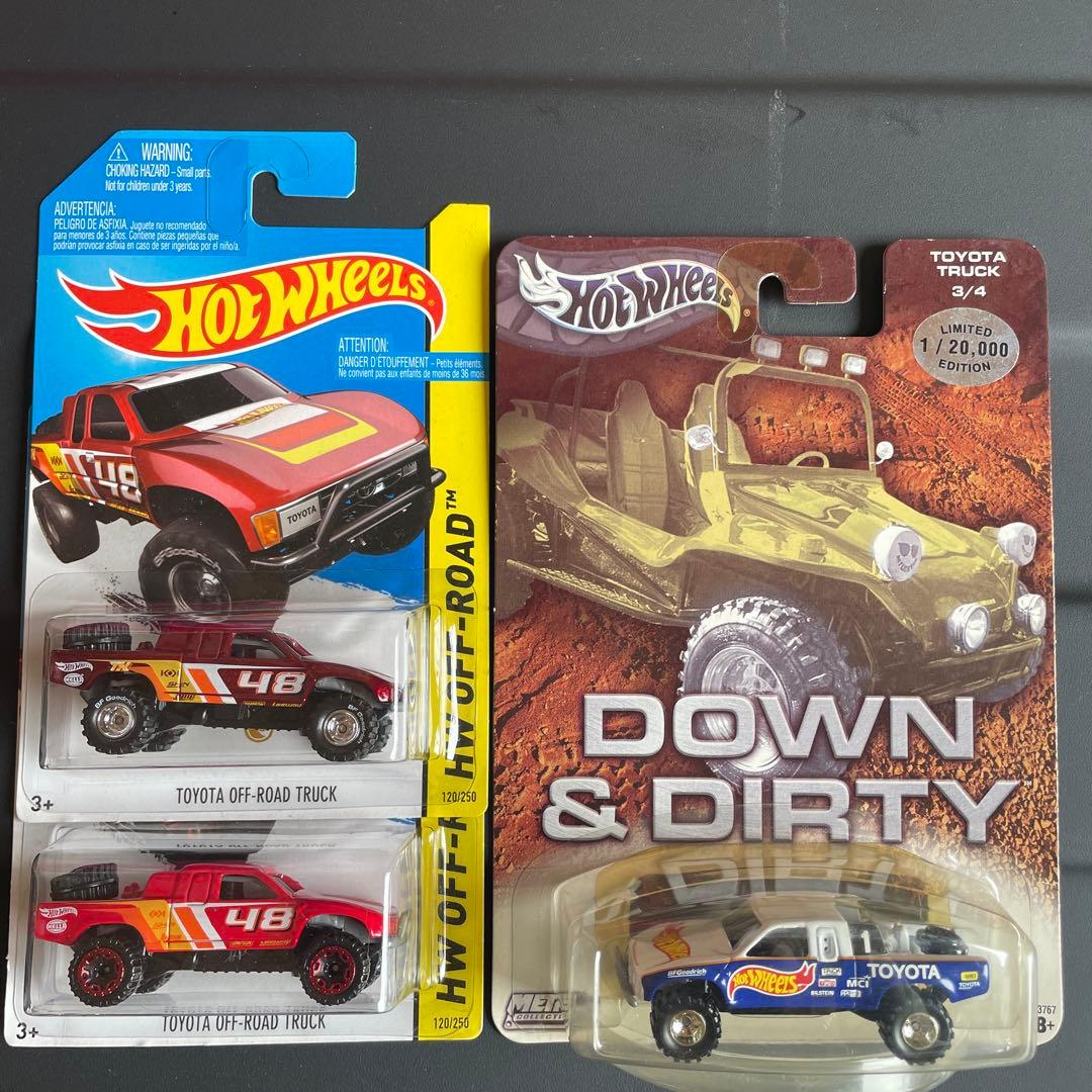 Hot Wheels トヨタオフロードトラック 3台セット［STH1台］
