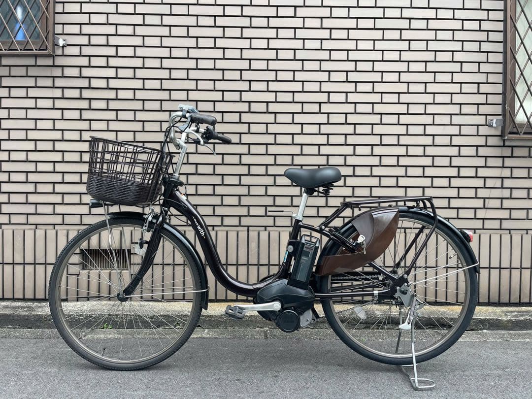 美品12.3Ah ヤマハ電動アシスト自転車 26インチ