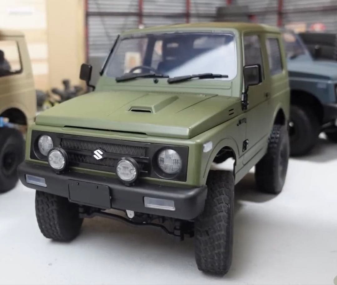 【美品】WPL C-74 1/10 4WD ジムニー オリーブ（ベースラジコン）