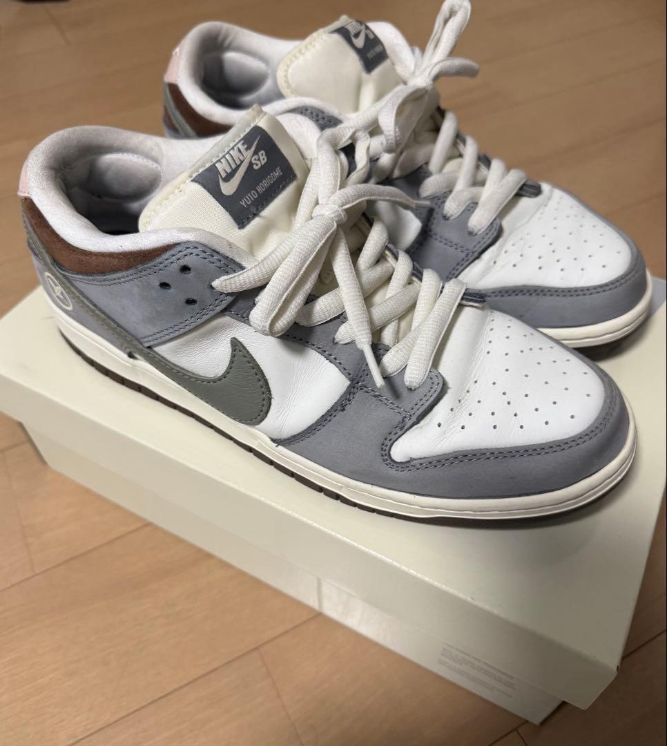 Nike SB Dunk Low グレー/ホワイト　堀米ダンク　28センチ