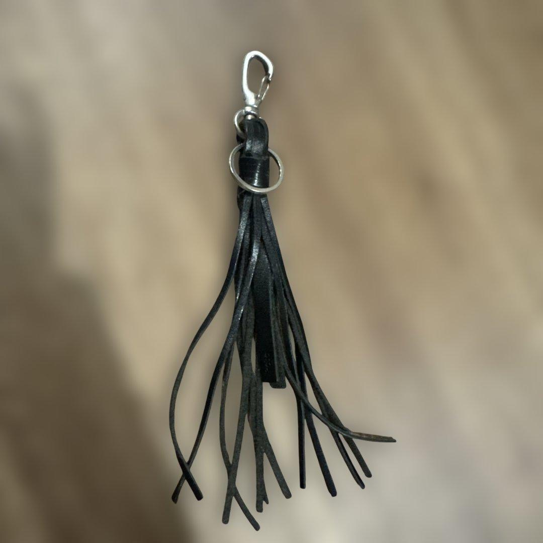 hobo レザー タッセル キーホルダー キーリング ブラック