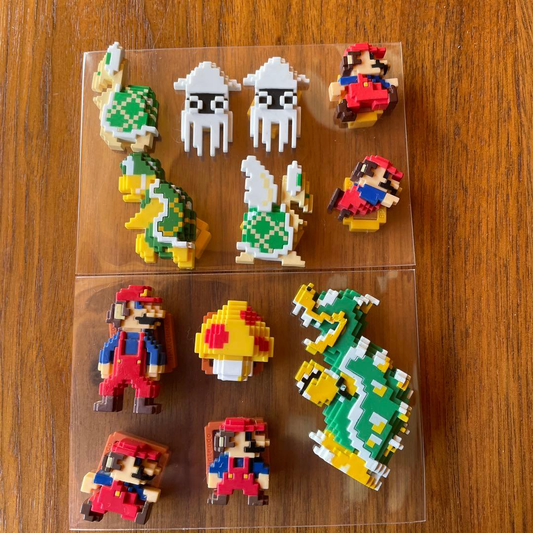 スーパーマリオブラザーズ　ステージフィギュア　12種　マグネットフィギュア