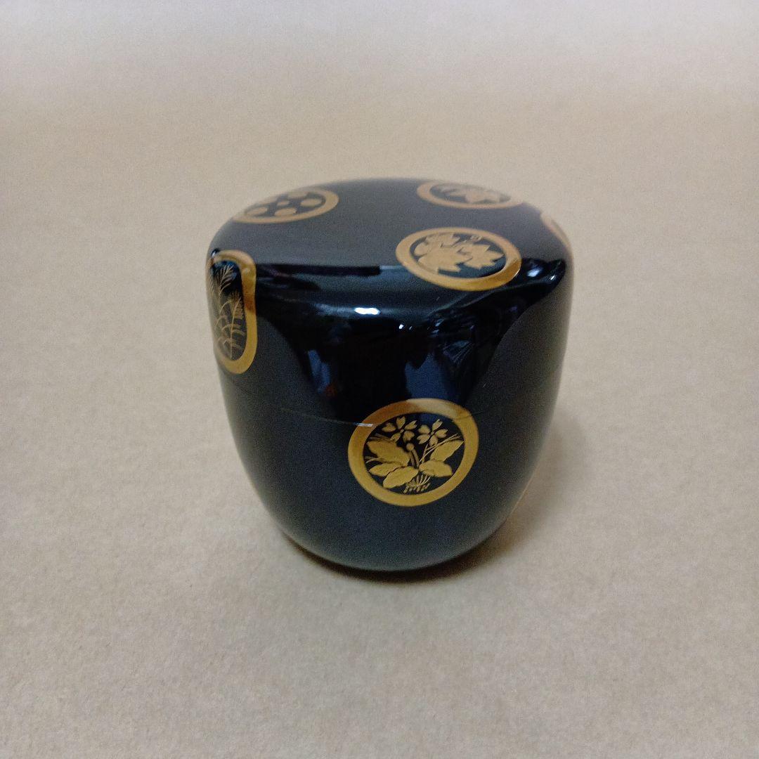 茶道具　大棗春秋丸紋蒔絵