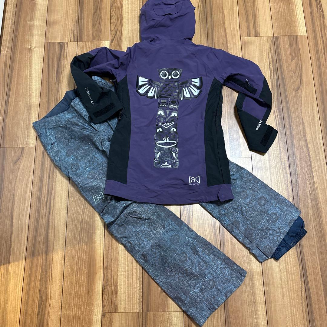 wknaaa　バートン　BURTON AK 上下　レディース紫　上S下XS