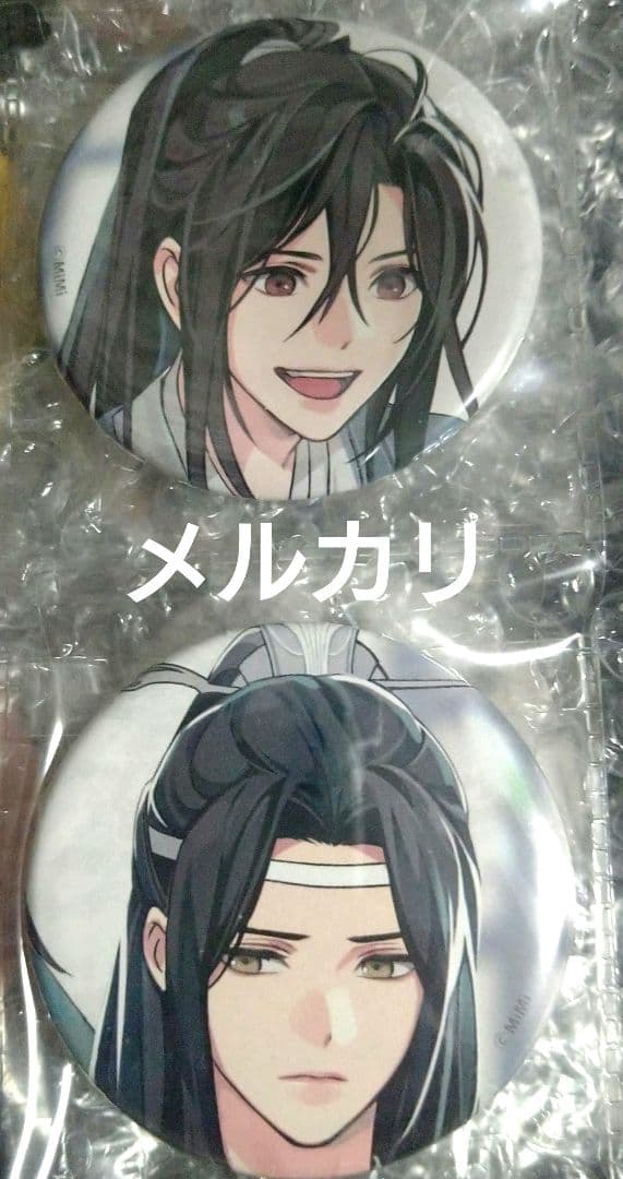 魔道祖師　THEキャラ　pop up shop 缶バッジ