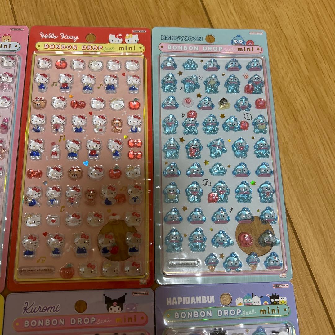 サンリオ ボンボンドロップシール ミニ 全種類 正規品 まとめ売り