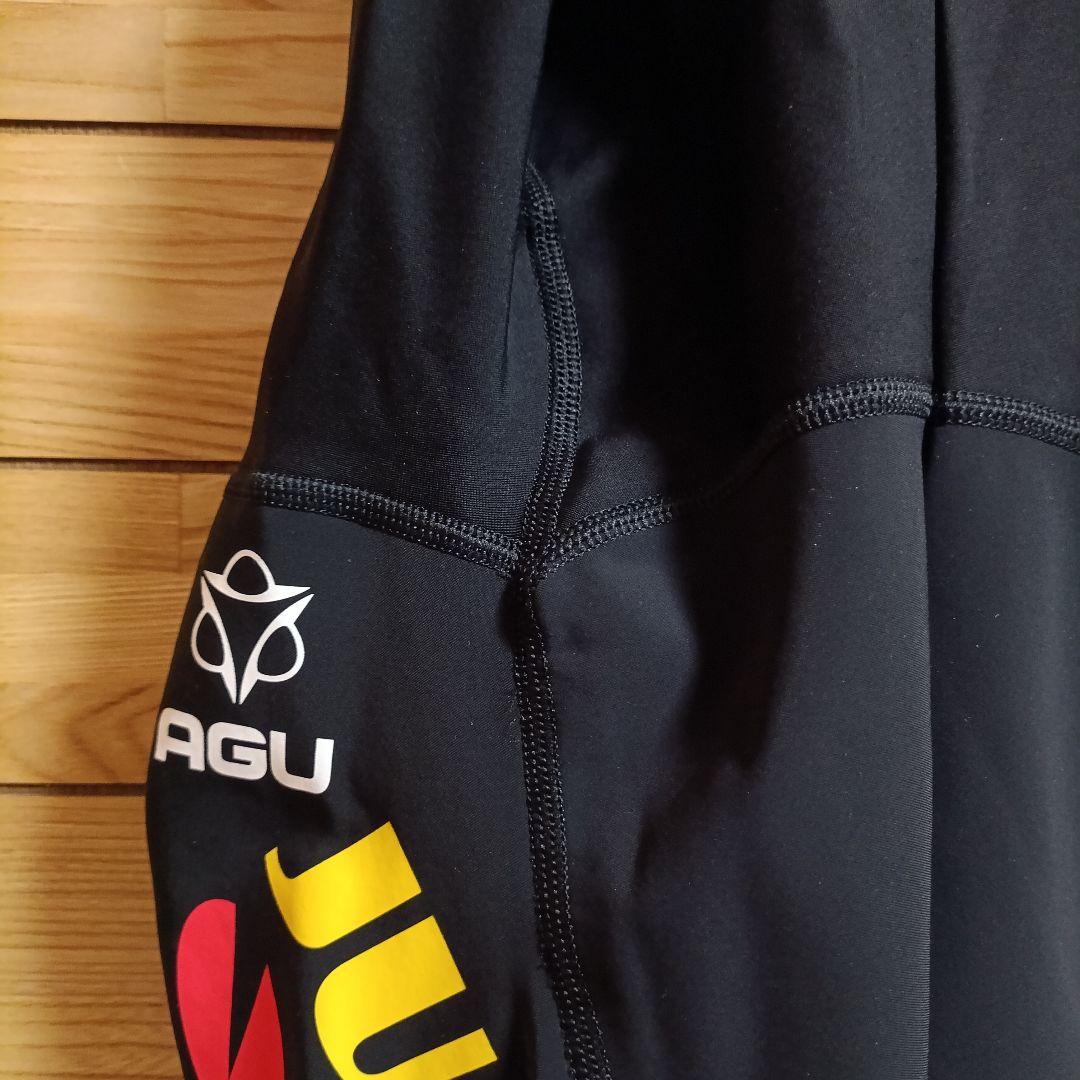 支給品　Jumbo visma　防風サーマルビブタイツ　AGU　クライスヴァイク