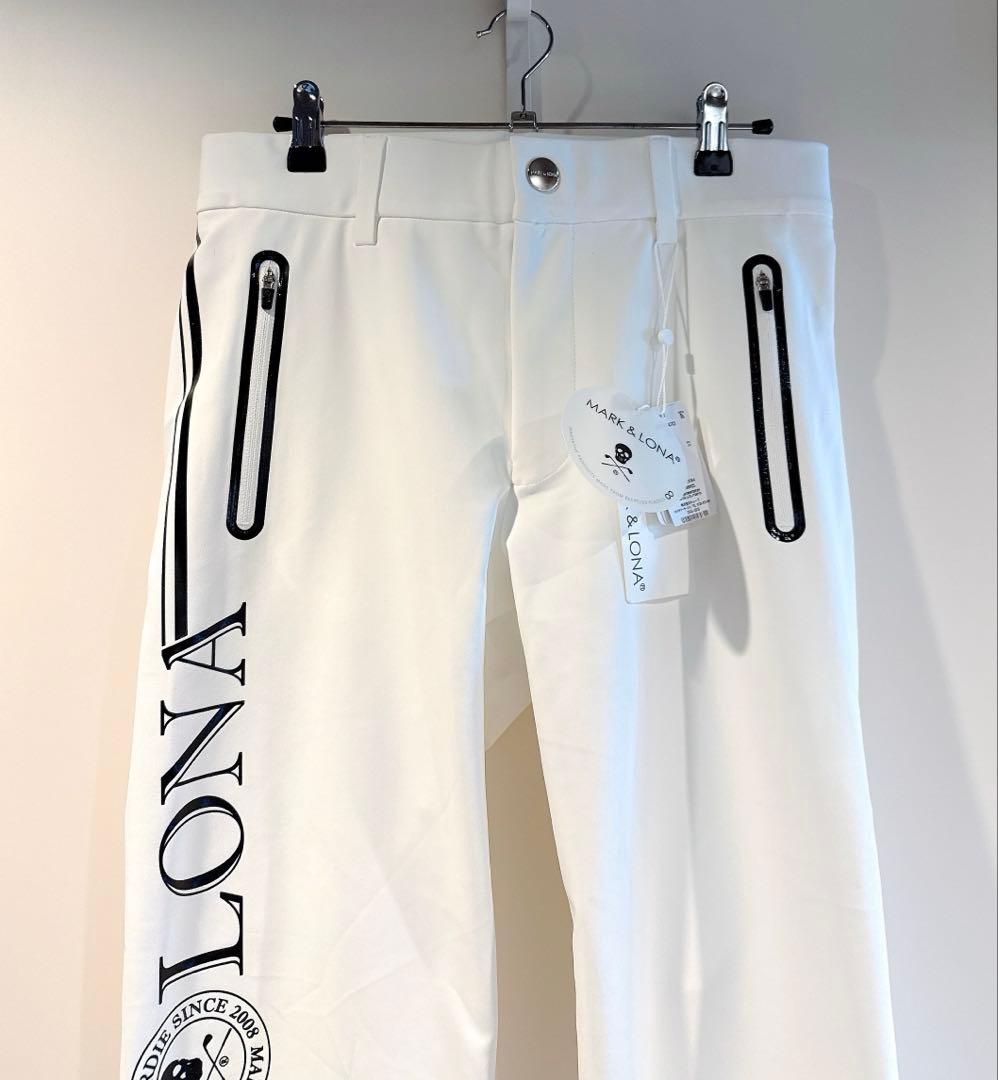 新品 ✨ MARK&LONA ジャージー マーク＆ロナ パンツ ボトムス 白