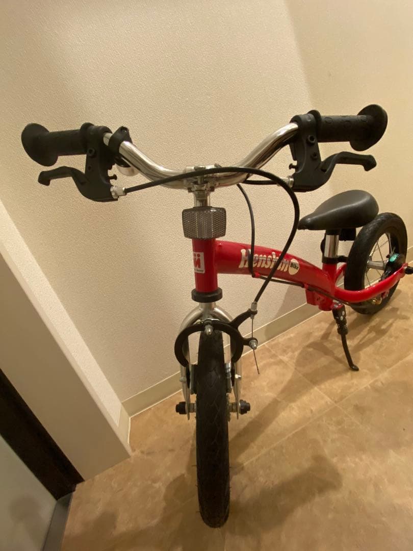 【ほぼ未使用】へんしんバイク2 RED（赤）自転車 ストライダー