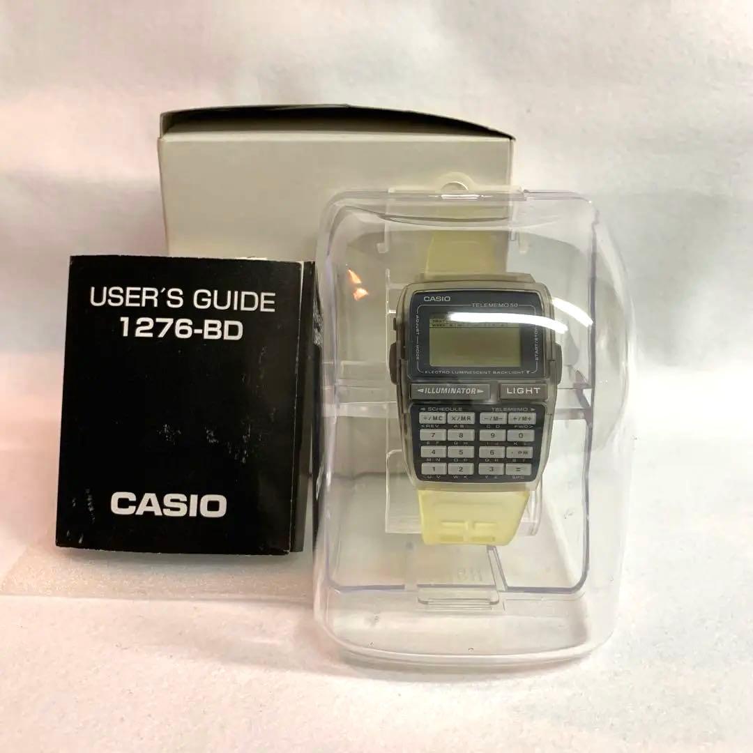 【新品未使用】カシオデータバンク CASIO DBC-63ミッキーデジタル腕時計