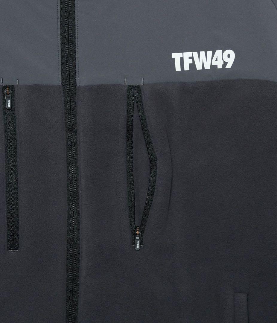 新品タグ付き⭐️フリースジャケット⭐️ TFW49⭐️2025NEW ⭐️ グレー