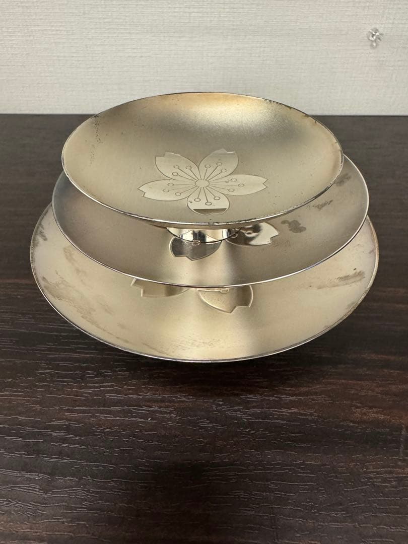 銀杯　造幣局刻印silver刻印あり　3点セット桐箱