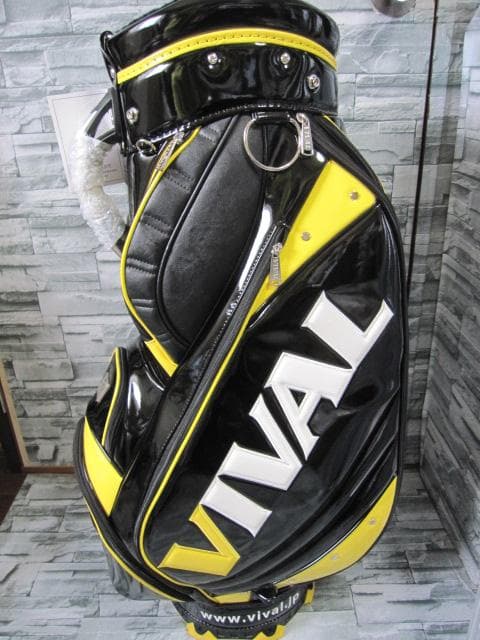 新品≪ VIVAL ≫ キャディバッグ JAPANモデル BK/YE 9,5型