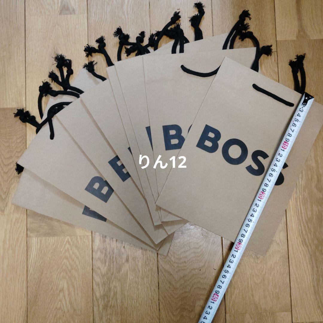 紙袋　ショッパー　エコバッグ　ギフト　手提げ袋　プレゼント　ボス　boss