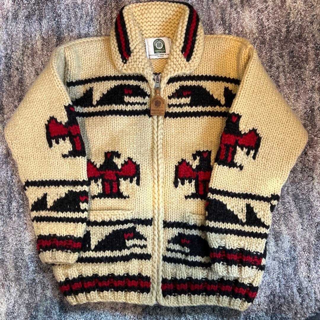 中古品　カウチンニット
