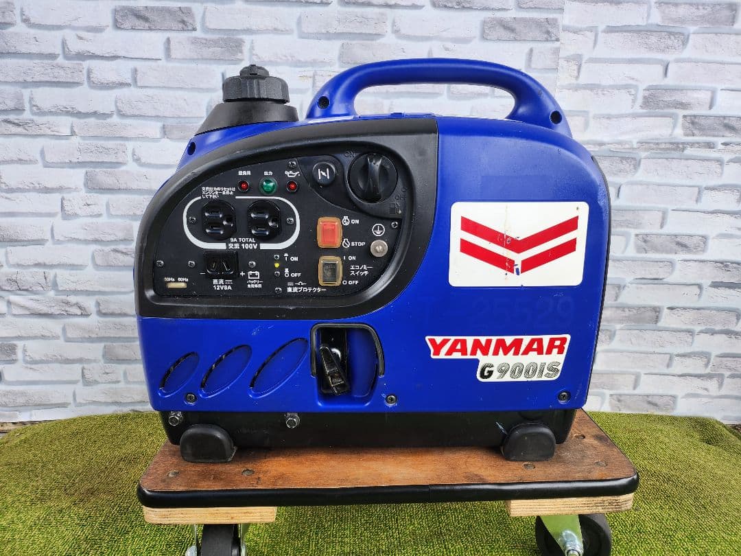 好調エンジン/14日保証付き YANMARインバーターG900IS発電機 A01