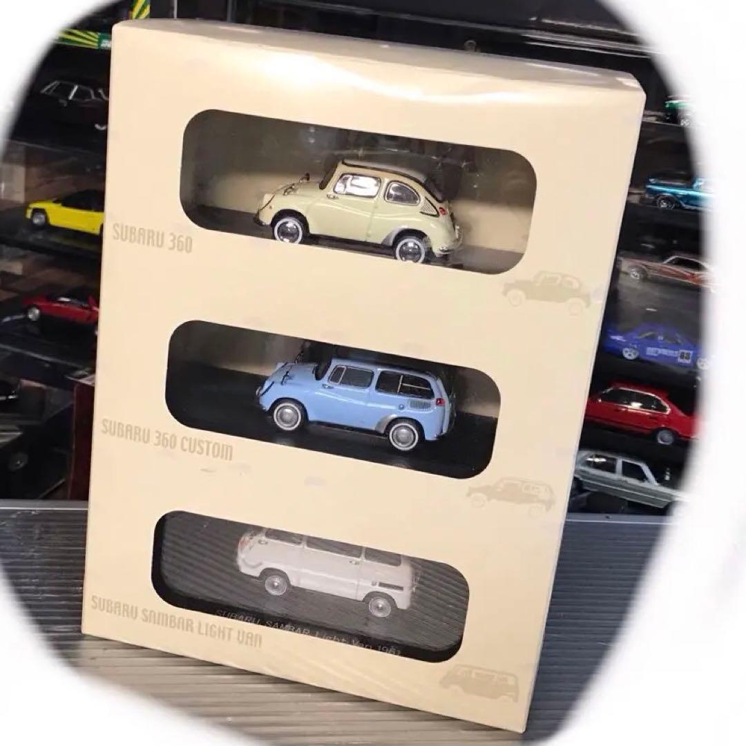 SUBARU 1960’s set 360 サンバー 3台　1/43