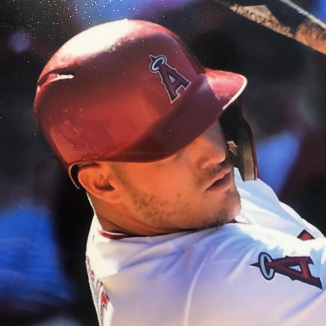 【1月SALE】MLB マイク・トラウト　直筆サイン　大谷翔平　エンジェルス