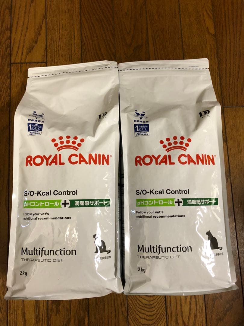 ロイヤルカナンphコントロール+満腹サポ2kg×2 サンプルフード30g×40
