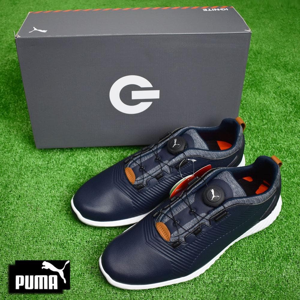 PUMA/プーマ イグナイト ゴルフシューズ【ネイビー/26.5㎝】新品！
