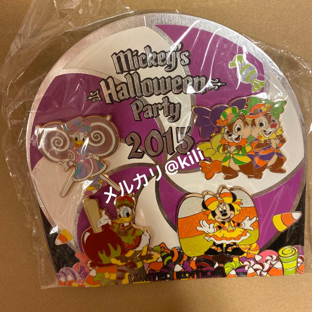 ディズニー　DLR ハロウィン　ピンバッジ