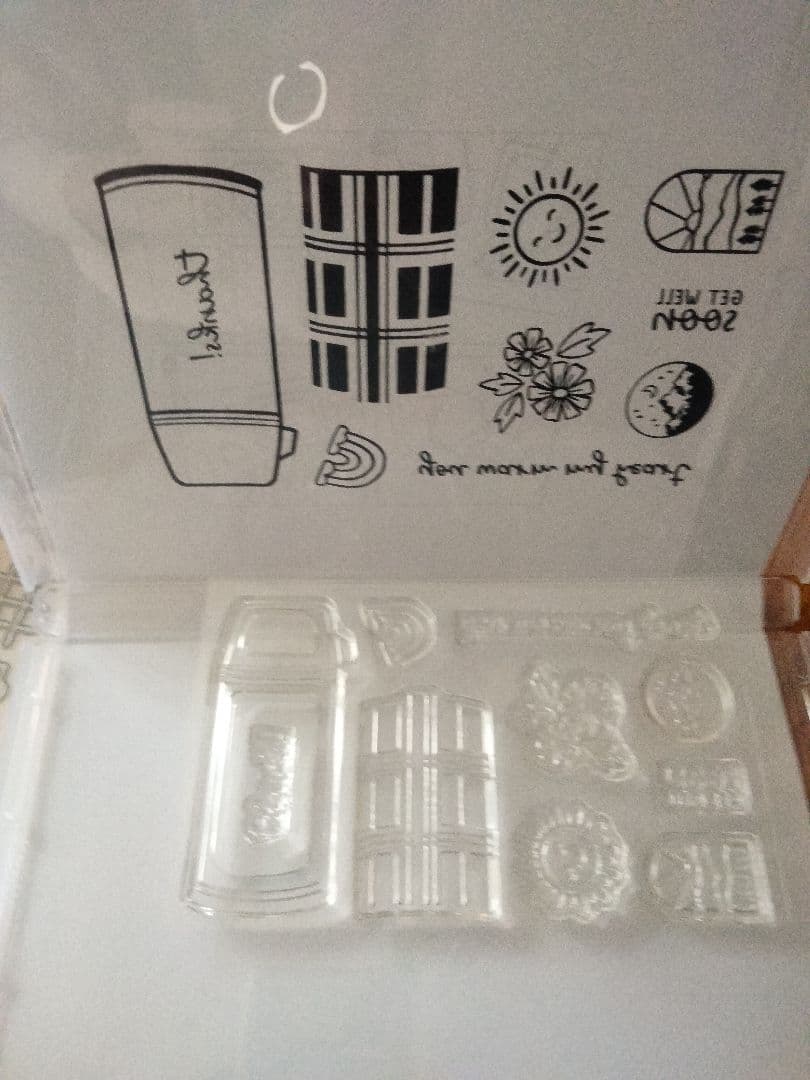再値下　１点限り♡未使用　水筒ピクニックスタンプ　スタンピンアップ