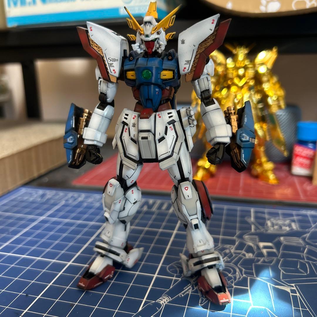 RGシャイニングガンダム塗装完成品