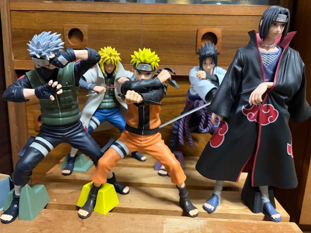 NRUTO grandista フィギュア5体セット