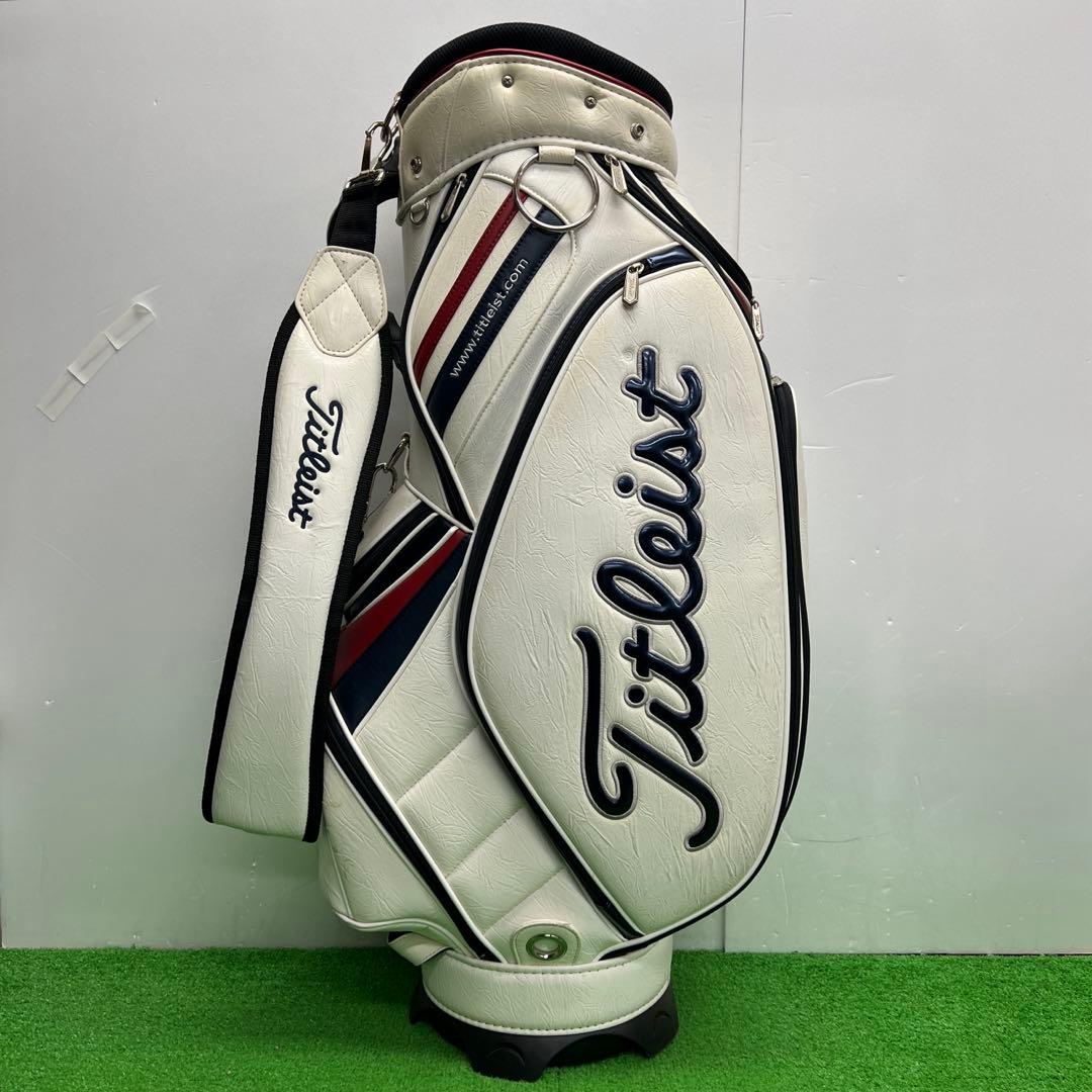 タイトリスト　titleist キャディーバック　8インチ　ホワイト　メンズ