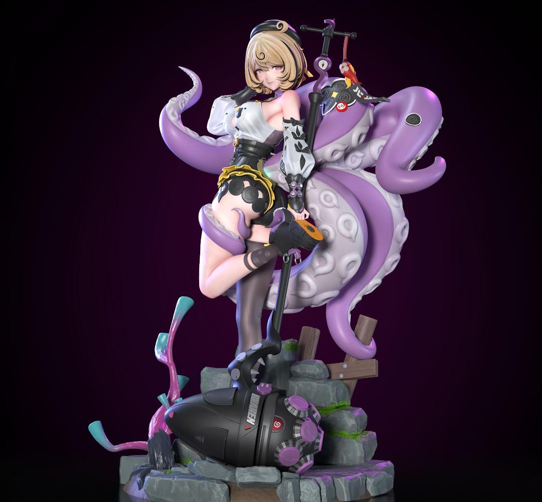 1/7　未塗装 未組立　フィギュア　ガレージキット　イディハリ　ZZZ