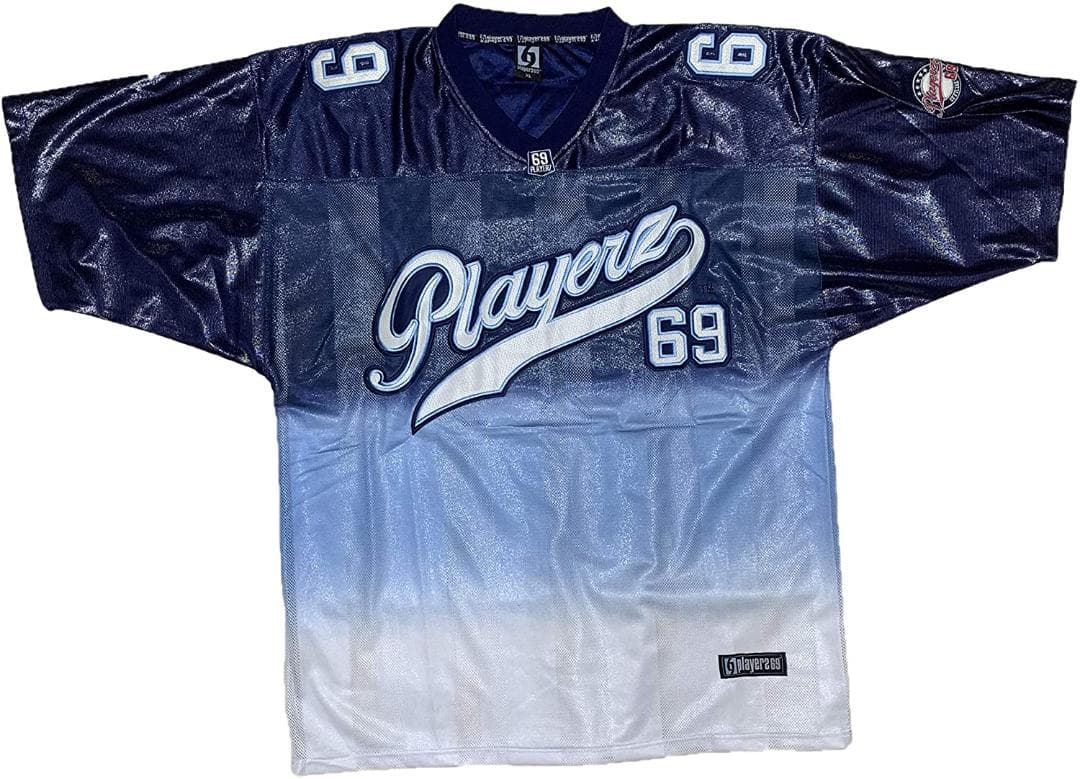 Playerz69 プレイヤーズ グラデーション フットボール シャツ XL