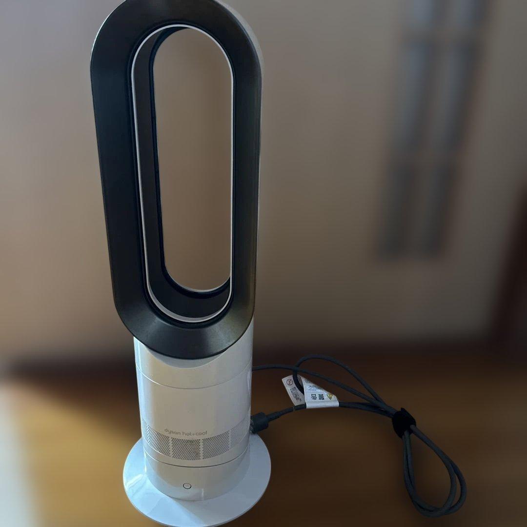 Dyson AM09 セラミックファンヒーター ホワイト/ブラック　リモコン付